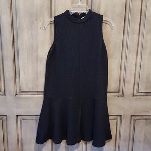 Loft sleeveless drop waist dress, Navy M